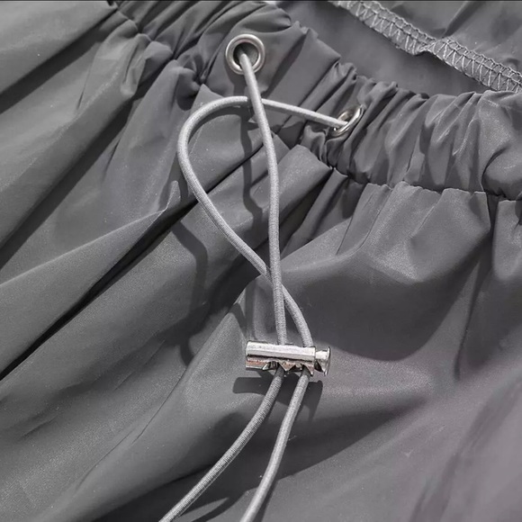 Women's Reflective Jogger Pants with drawstring - Picture 4 of 4